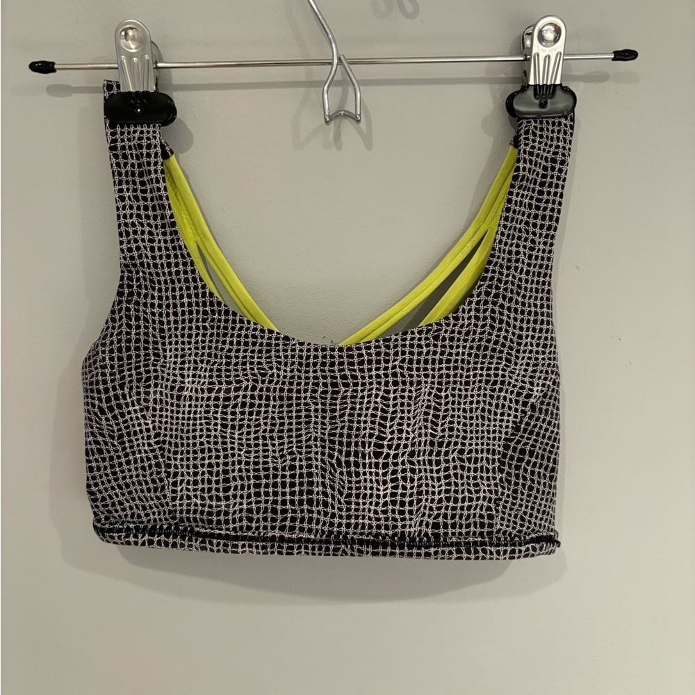 Lululemon Sports bra with neon details